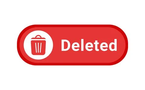 Delete button design vector illustration Stock Illustration