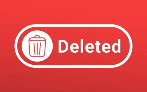 Delete button design vector illustration Illustrazione stock