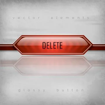 Delete Button Stock Illustration