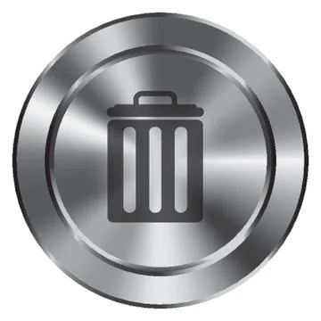 Delete Button Illustrazione stock