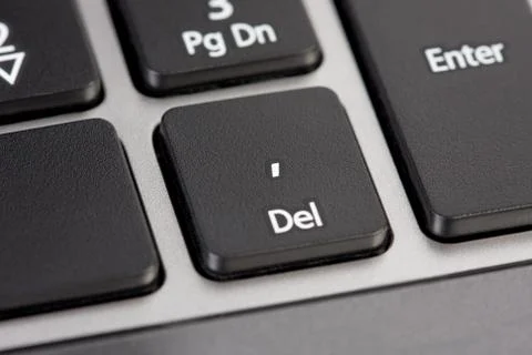 Delete button Stock Photos