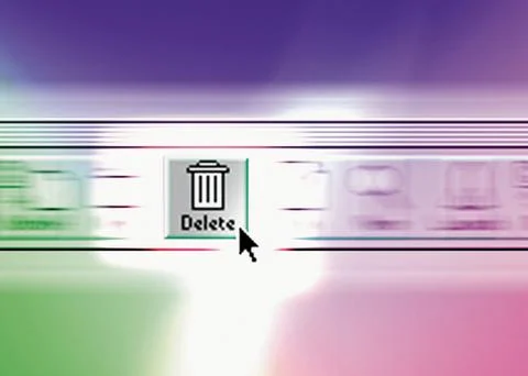 Delete button Stock Photos