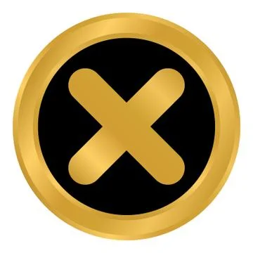 Delete button on white. Stock Illustration