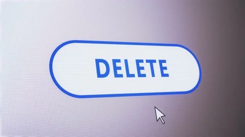 Delete icon button text click mouse label tag animation 動画素材 146692854