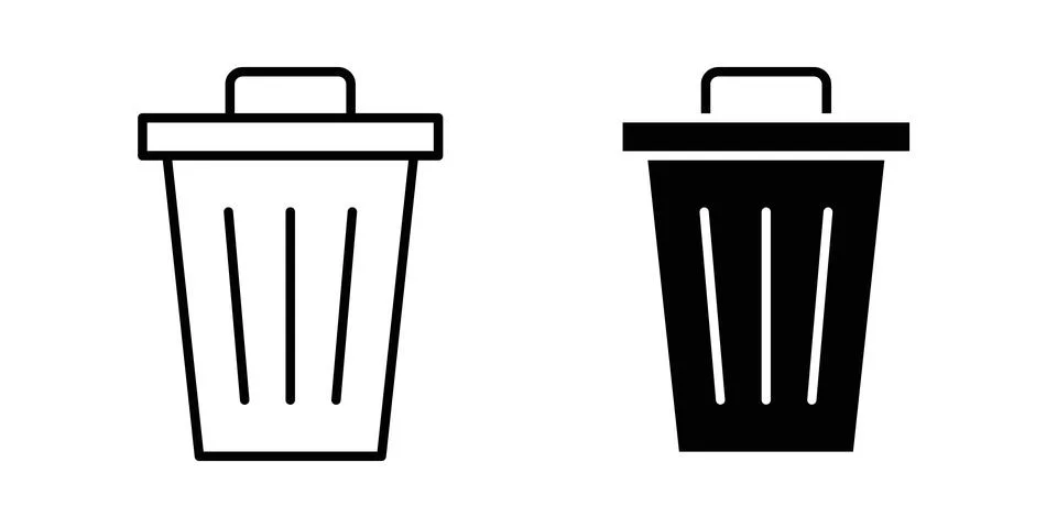 Delete icon graphic design. web icons vectors Stock Illustration