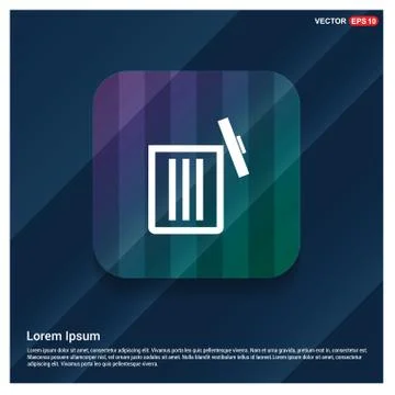 Delete icon Stock Illustration