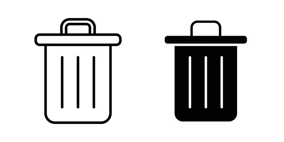 Delete icon vector design illustrations Ilustración de archivo