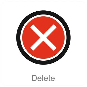 Delete Stock Illustration