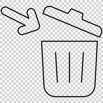 Delete Illustrazione stock