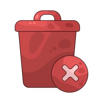 Delete illustration Stock Illustration