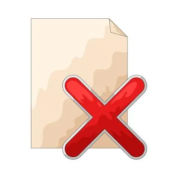 Delete illustration Stock Illustration