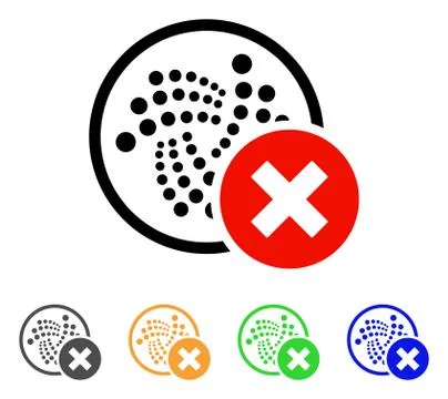Delete Iota Vector Icon Stock Illustration