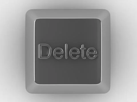 Delete key Stock Illustration