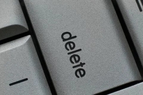 Delete key Stock Photos