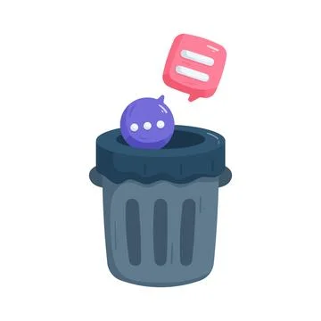 Delete message Stock Illustration