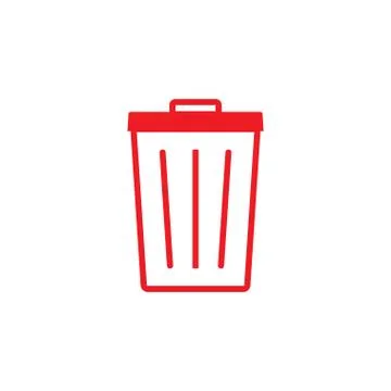 Delete, remove icon. Vector illustration, flat design. Stock Illustration