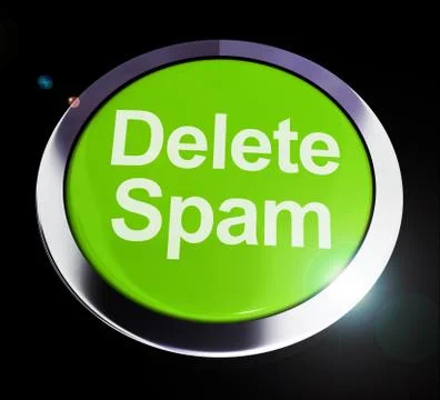 Delete spam concept icon means remove junk mail and unwanted ema 스톡 일러스트