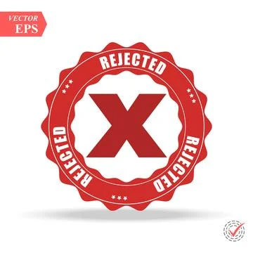 Delete X-Cross rounded icon. Vector style is flat iconic symbol inside a ci.. Stock Illustration