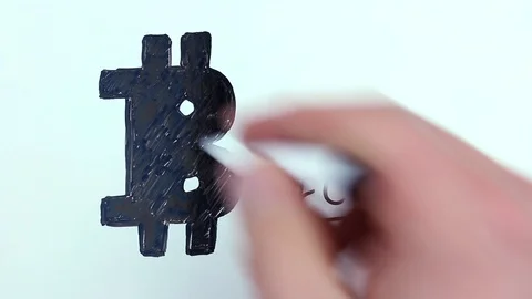 Deleting of bitcoin Stock Footage 85922742