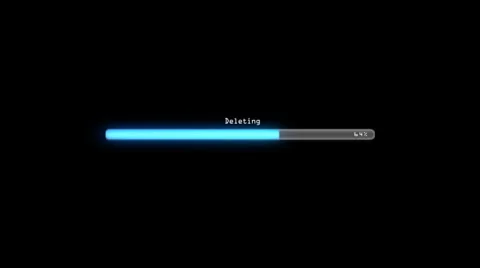 Deleting black Stock Footage 32328998