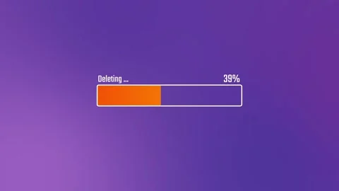 Deleting Loading Screen Stock Footage 300189178