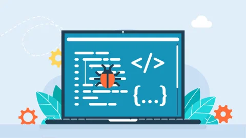 Deleting malware, virus, bug or system error. Fixing program code. Bug error Stock Footage 269766054