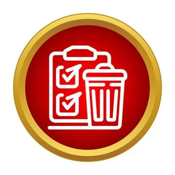 Deleting tasks and managing project completion icon イラスト素材