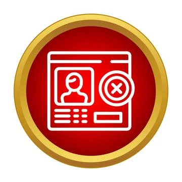 Deleting user profile account from web access platform イラスト素材