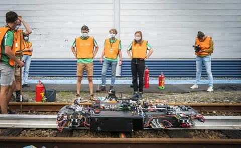 Delft Hyperloop tries to break its own record, Hilversum, Netherlands - 17 Jul 2 Stock Photos