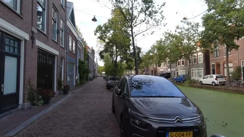 Delft, Netherlands. Achterom. Stock Footage 256122592