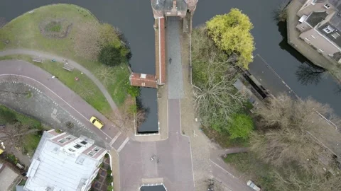 Delft | Netherlands | fly over Stock Footage 152018480