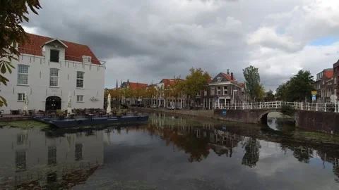 Delft, Netherlands. Oude Delft. Stock Footage 256124122