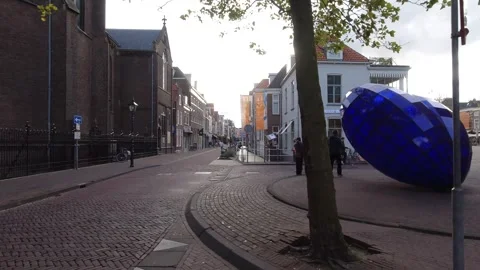 Delft, Netherlands. Oude Langendijk. Stock Footage 256124340