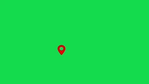 Delhi GPS Map pin Location Animation with Digital Navigation Pointer on transpar Video stock 323833441