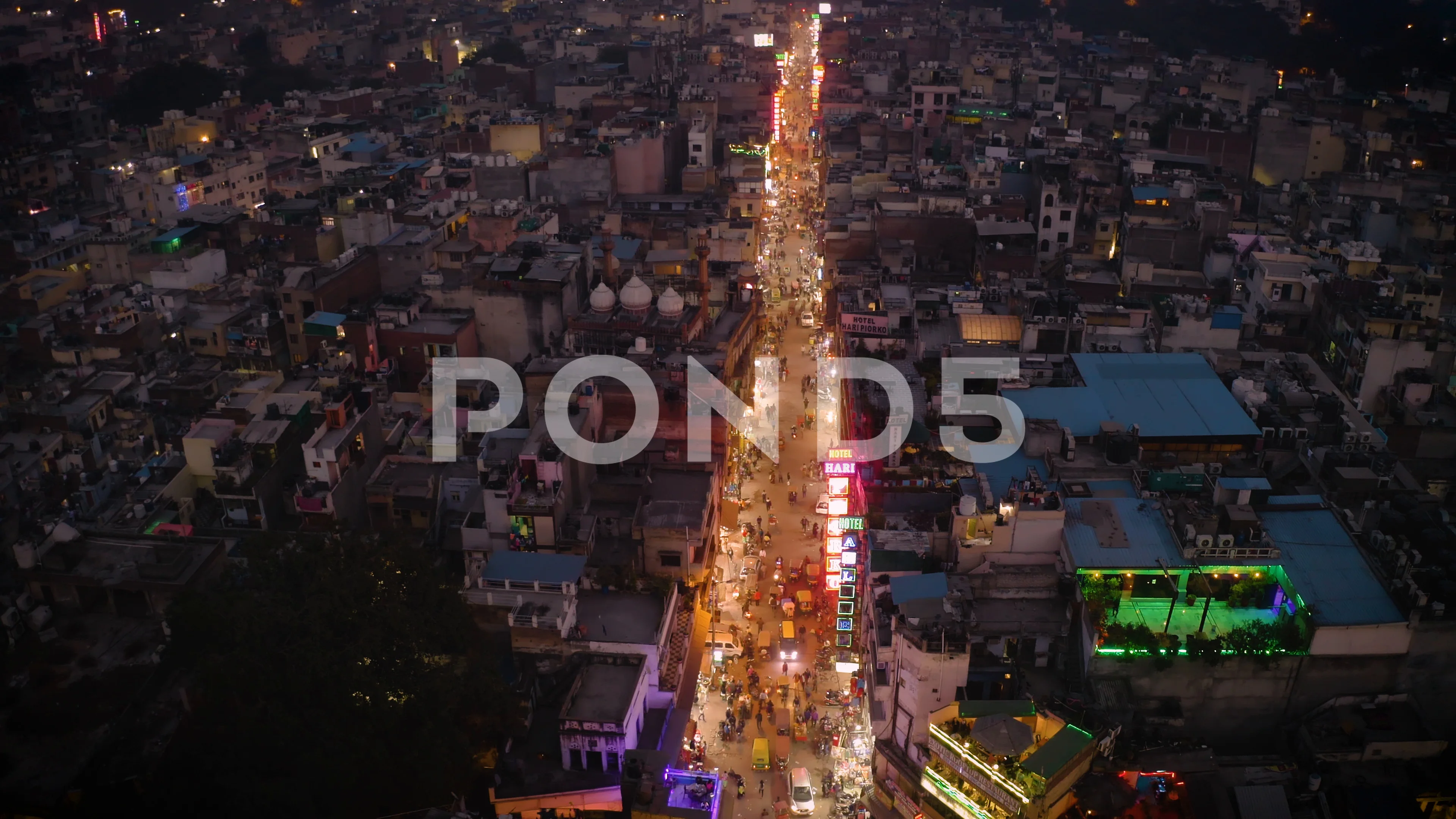 India City At Night