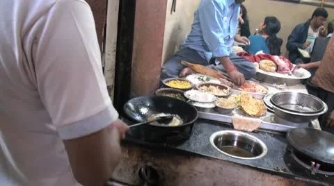 Delhi-Restaurant Stock Footage 10679424