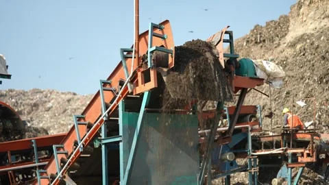 Delhi's Land fill Video stock 248058459