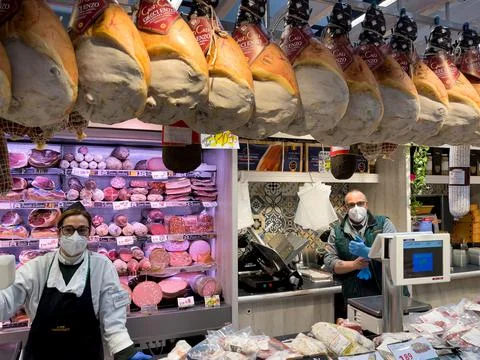 Deli counter Stock Photos