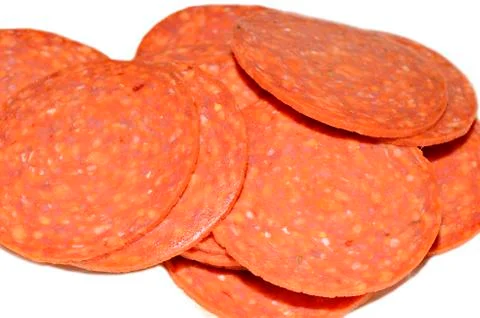 Deli pepperoni Stock Photos