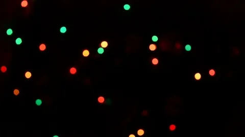 Deliberately blurred Christmas  Stock Footage 82497573