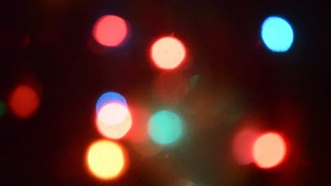 Deliberately blurred  lights  Stock Footage 82275577