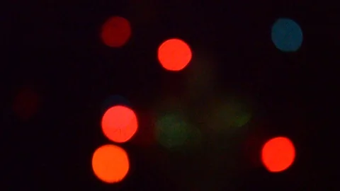 Deliberately blurred  lights  Stock Footage 82275586