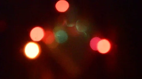 Deliberately blurred  lights  Stock Footage 82275591