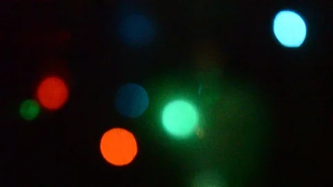 Deliberately blurred  lights  Stock Footage 82275595