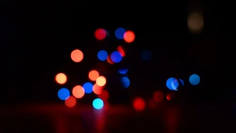 Deliberately blurred  lights  Stock Footage 82380688