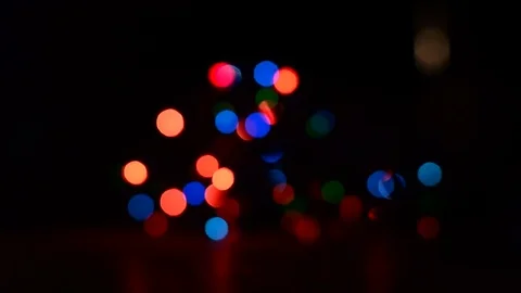 Deliberately blurred  lights  Stock Footage 82380693