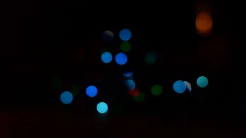 Deliberately blurred  lights  Stock Footage 82380733