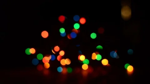 Deliberately blurred  lights  Video stock 82380738