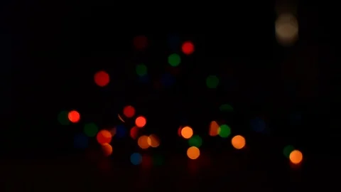Deliberately blurred  lights  Stock Footage 82380790