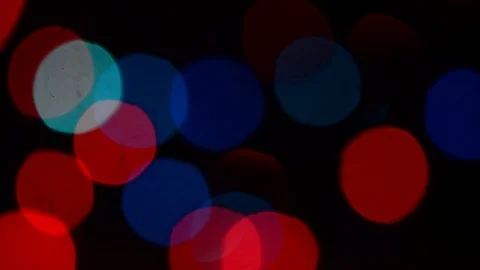 Deliberately blurred  lights  Stock Footage 82380826
